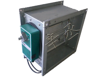 电动多叶对开调节阀